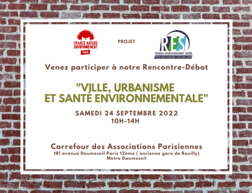 FNE Paris – RES – Ville, urbanisme et santé environnementale – Exposés du 24 09 22