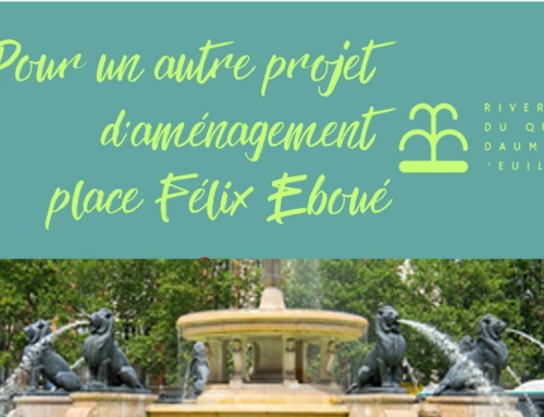 Pour un autre projet d’aménagement Place Félix Eboué! (Cagnotte)