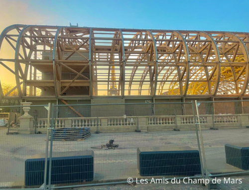 Victoire – Le  Grand Palais éphémère quitte le Champ de Mars