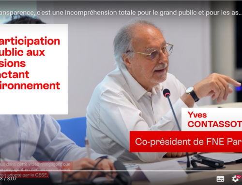 Audition de Yves Contassot au CESE – La démocratie environnementale